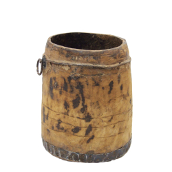 Drewniane naczynie pojemnik Vintage